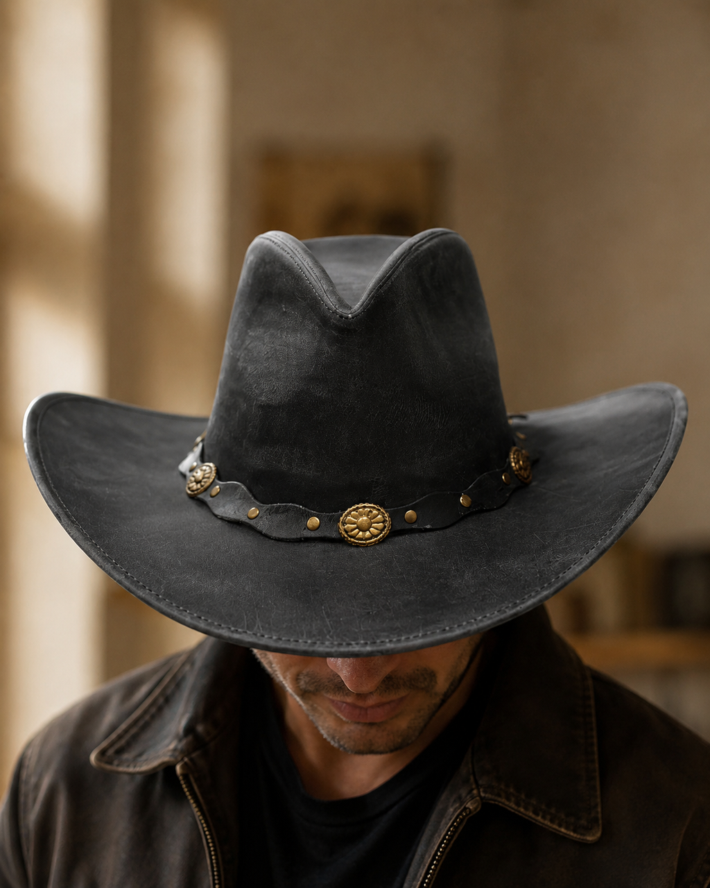 Clifford Cowboy Hat Faded Black