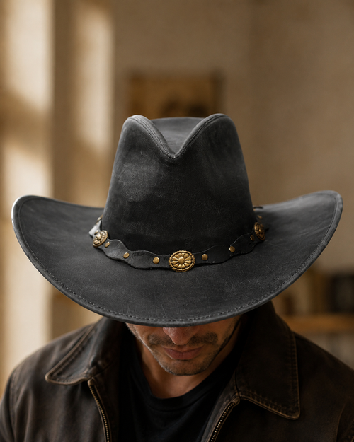 Clifford Cowboy Hat Faded Black