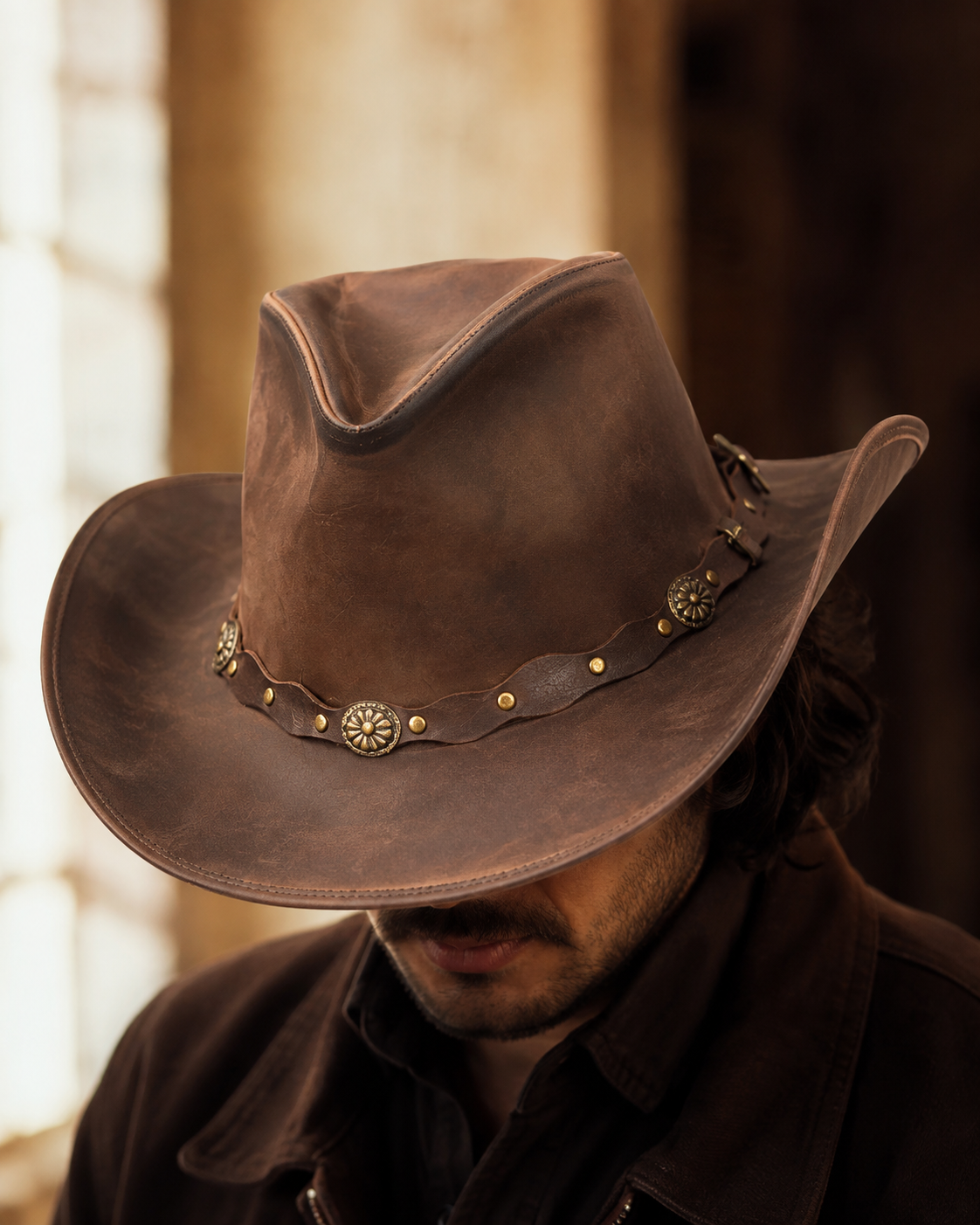 Clifford Cowboy Hat Rustic Brown