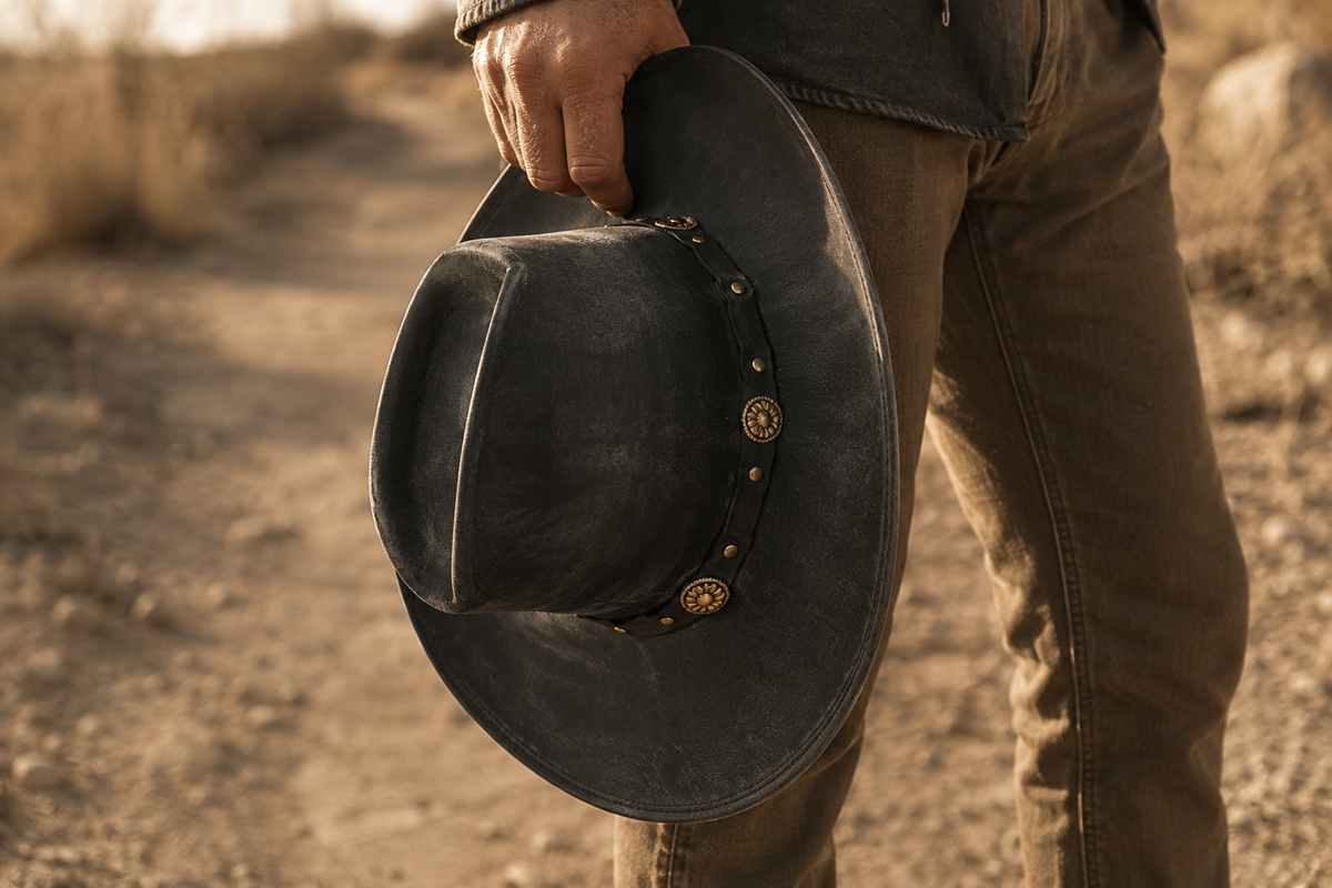 Clifford Cowboy Hat Faded Black